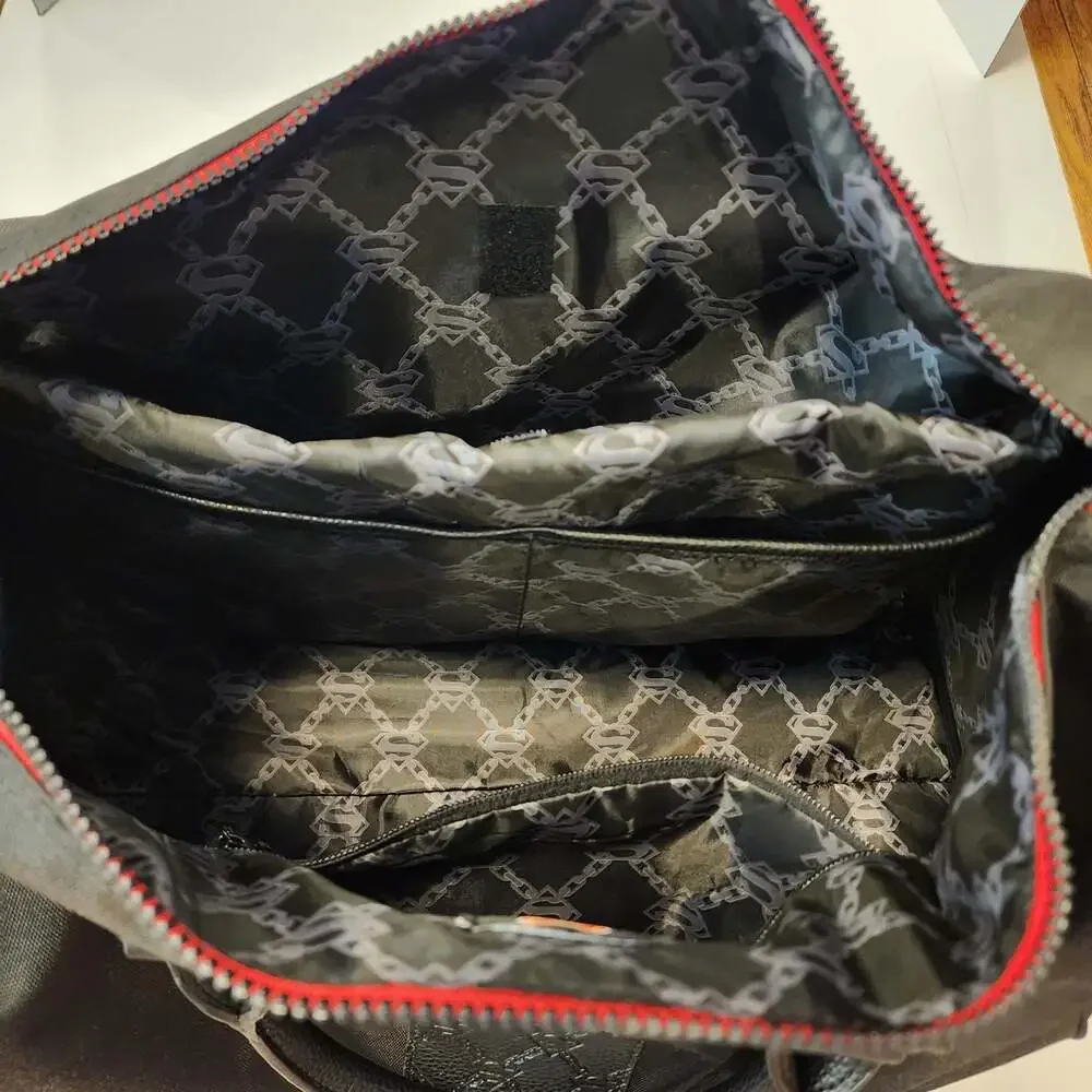 Robert Graham x Superman Limited Edition Duffle Bag Weekender Travel Black New